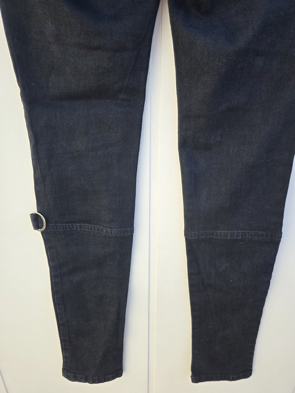 Killstar Grave Slave Skinny Goth Pentagram Occult Denim Jeans Size Small - Picture 12 of 15
